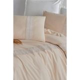 Clasy Çift Kişilik Nevresim Takımı Ranforce Olerin Bej - 200 x 220 cm