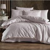 Clasy Exclusive Jakarlı Çift Kişilik Pamuk Saten Nevresim Takımı Arata V1 Taş - 240 x 260 cm - Renkli