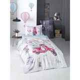 Clasy Free Gril Renkli Tek Kişilik Genç Ranforce 160 x 220 cm Nevresim Takımı