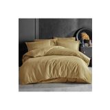 Clasy Hardal Renkli Çizgili Saten Çift Kişilik 200 x 220 cm Nevresim Takımı