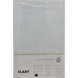 Clasy Lastikli V1 Beyaz 180x200 cm Çift Kişilik Çarşaf Seti
