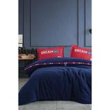 Clasy Life Is Lacivert Çift Kişilik Wellsoft Nevresim Takımı - 200 x 220 cm