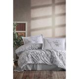 Clasy Messina Gri Tek Kişilik %100 Pamuk Nevresim Takımı - 160 x 220 cm