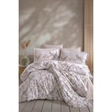Clasy Mevlin Bej %100 Pamuk Çift Kişilik Ranforce Nevresim Takımı - 200 x 220 cm