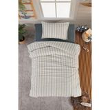 Clasy Ranforce %100 Pamuk Nevresim Takımı Tek Kişilik Eva V1 Mavi - 160 x 120 cm