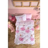 Clasy Ranforce %100 Pamuk Tek Kişilik Uyku Seti Ballerina - Pembe