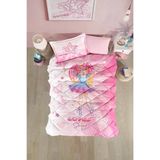 Clasy Ranforce %100 Pamuk Tek Kişilik Uyku Seti Shine V1 Pembe