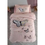 Clasy Ranforce 160x220 cm Daisy Love Somon Tek Kişilik Nevresim Takımı