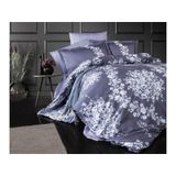 Clasy Ranforce 200x220 cm Melrose Gri Çift Kişilik Nevresim Takımı