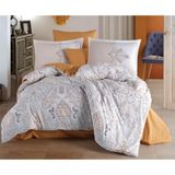 Clasy Ranforce Double Çift Nevresimli Nevresim Takımı Aramis V1 Hardal - 160 x 220 cm