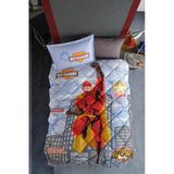 Clasy Ranforce Genç Uyku Seti Tek Kişilik Süperhero Gri