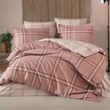 Clasy Ranforce Nevresim Takımı Çift Kişilik Capella V2 Kahve - 200 x 220 cm