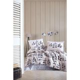 Clasy Ranforce Nevresim Takımı Çift Kişilik Hafsa V1 Antrasit - Çok Renkli - 100 x 100 cm