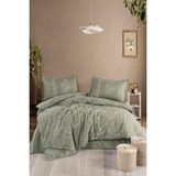 Clasy Ranforce Nevresim Takımı Çift Kişilik Vinya V1 Yeşil - 200 x 220 cm