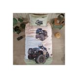 Clasy Ranforce Nevresim Takımı Tek Kişilik Off Road V1 Bej