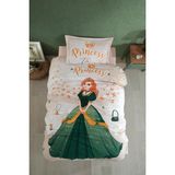 Clasy Ranforce Nevresim Takımı Tek Kişilik Tiana V1 Taş Rengi - 160 x 220 cm