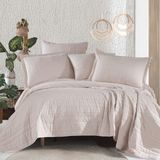 Clasy Ranforce Pamuk Çift Kişilik Yatak Örtüsü Seti Avola V5 Taş - 260 x 240 cm