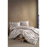 Clasy Ranforce Tek Kişilik Nevresim Takımı Ravel V1 Bej - 160 x 220 cm