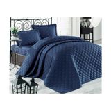Clasy Ranforce Yatak Örtüsü Çift Kişilik Takımı Rabel V9 Lacivert - 260 x 240 cm