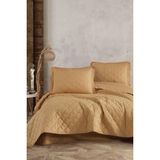 Clasy Tafana Zencefil Tek Kişilik Pamuk Yatak Örtüsü Seti 180*240 cm - Hardal - 180 x 240 cm