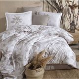 Clasy Tek Kişilik Ranforce Nevresim Takımı Loretto V1 Bej - 160 x 200 cm