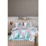 Clasy Tek Kişilik Ranforce Nevresim Takımı Sone V1 Mint - 160 x 200 cm