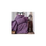 Clasy Tek Kişilik Saten Nevresim Takımı Kavala V2 Mor - Renkli - 160 x 200 cm