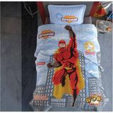 Clasy Tek Kişilik Yatak Örtüsü Superhero v1 Gri - 180 x 240 cm