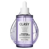 CLASYCARE Cilt Tonu Eşitleyici Peeling Serum – AHA BHA Eksfoliyan & Gözenek Temizleyici | Salisilik Asit & Glikolik Asit ile Aydınlatıcı, Anti-Aging Cilt Bakımı, 50 ml