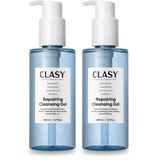 CLASYCARE Onarıcı Gözenek Sıkılaştırıcı Yüz Temizleme Jeli – Hassas ve Karma Ciltler İçin Nazik Nemlendirici Yüz Temizleyici, Günlük Yüz Yıkama ve Makyaj Temizleyici, 200 ml (2 paketi)