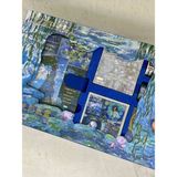 Claude Monet Madame Monet And Her Son Koyu Mavi Kutu Defter Seti/hediye Set/notebook / Bullet Journal