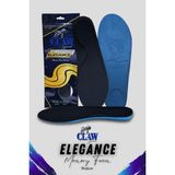 Claw Elegance Ortopedik (Hafızalı) Memory Foam Tabanlık – Içe Basma Destekli & Kesilebilir - Siyah