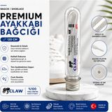 Claw Special Premium Yassı Ayakkabı Bağcığı 120 cm – Dayanıklı Spor ve Günlük Ayakkabı Bağcığı - Beyaz