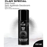 Claw Special Step Fresh Spor Ayakkabı Deodorantı 100 ml – 24 Saat Etkili Koku Önleyici Sprey