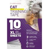 CLAWGUARD Kedi Kovucu Bant 10 XL Çarşaf - Kedi Çizilmeye Dayanıklı Mobilya Koruyucu - Kedi Caydırıcı Bant - Kedi Çizilmez Kalkanlar - Kedi Çizilmeye Karşı Koruyucu - Koltuk Örtüleri, Ekranlar ve Daha