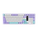Claw's Luma Air Kablosuz 3 Modlu LCD Ekran - Chromatic Rgb Modlu - Ultra Tepkime & Konfor 100 Tuş Membran Gaming & Ofis Klavyesi (2.4g + Bt1 + Bt2 + Type-C)