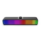 Claw's Lumatone 6W (3W X2) Full Rgb Işıklandırmalı USB + 3.5mm Audio Çıkışlı Ses Kontrolcülü Kompakt Tasarım Tak-Çalıştır Gaming & Müzik Soundbar Speaker