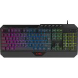 Claw's Nexus K1 RGB Full Membran 104 Tuşlu Ekstra Multimedya / Rollover Ses Kontrol Mekanizmalı & Claw's Reflex Örgü Kablolu Gaming Klavye (11 Farklı RGB Efektli) - Siyah