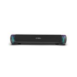 Claw's Prism 6W (3W X2) Chromatic Rgb Işıklandırmalı USB + 3.5mm Audio Çıkışlı Ses Kontrolcülü Kompakt Tasarım Tak-Çalıştır Gaming & Müzik Soundbar Speaker