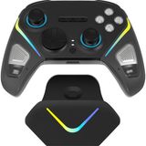 Claw's Tactical Combat 2.4 Ghz/bt Çift Kablosuz Mod - Rgb Şarj Standı - Mikro Switch - Harici Makro Tuşu - Hall 3D - Titreşimli - Turbo Modu - 18 Tuşlu Gamepad