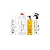 CleaHair PROTEZ SAÇLARA ÖZEL ŞAMPUAN+1LİTRE SOLVENT+SAÇ KREMİ+FÖN SUYU