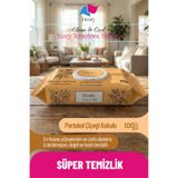 Clean & Cool Serisi Premium Yüzey Temizleme Havlusu Portakal Çiçeği Işıltısı Doğal Pratik Hijyenik Ferah Kokulu Çok Amaçlı Mutfak Banyo Cam Ahşap Seramik Tezgah Ocak Ev Ofis Temizliği (100 Yaprak)