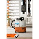 Clean Fast Cleanfast Titan 20L Kumandalı Profesyonel Çift Motorlu (1400X2) 2800W 5 Bar Buharlı Koltuk ve Halı Yıkama Makinesi
