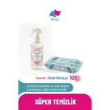 Clean & Fresh Serisi Yasemin Oda Kokusu 500 ml | Clean & Cool Serisi Yüzey Temizleme Havlusu Orkide Dokunuşu 1x100(100 Yaprak)