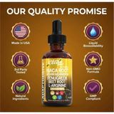 Clean Nutraceuticals Organic Maca Root 60 ml Asvaganda, Fenugreek, Beet Root And L-Arginine Multi Vitamin Women And Men. - Aromasız