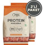Clean Powders Kırmızı Mercimek Protein Makarna 240 gr 2'li Paket Vegan Glutensiz