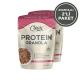 Clean Powders Meyveli & Ballı Protein Granola 300 Gr 2 Adet Aromasiz
