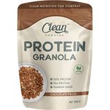 Clean Powders Protein Granola 300 gr Çikolata Parçacıklı Vegan Atıştırmalık Düşük Şeker