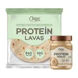 Clean Powders Yüksek Proteinli Tortilla Lavaşı + Protein Spread Fındık Kreması Aromasiz
