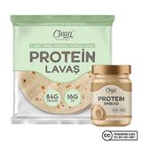 Clean Powders Yüksek Proteinli Tortilla Lavaşı + Protein Spread Fındık Kreması